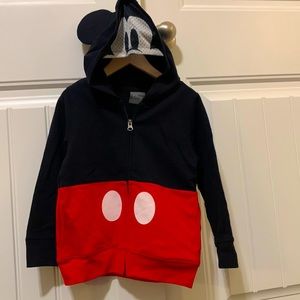 Disney mickey hoodie sweater NWT
